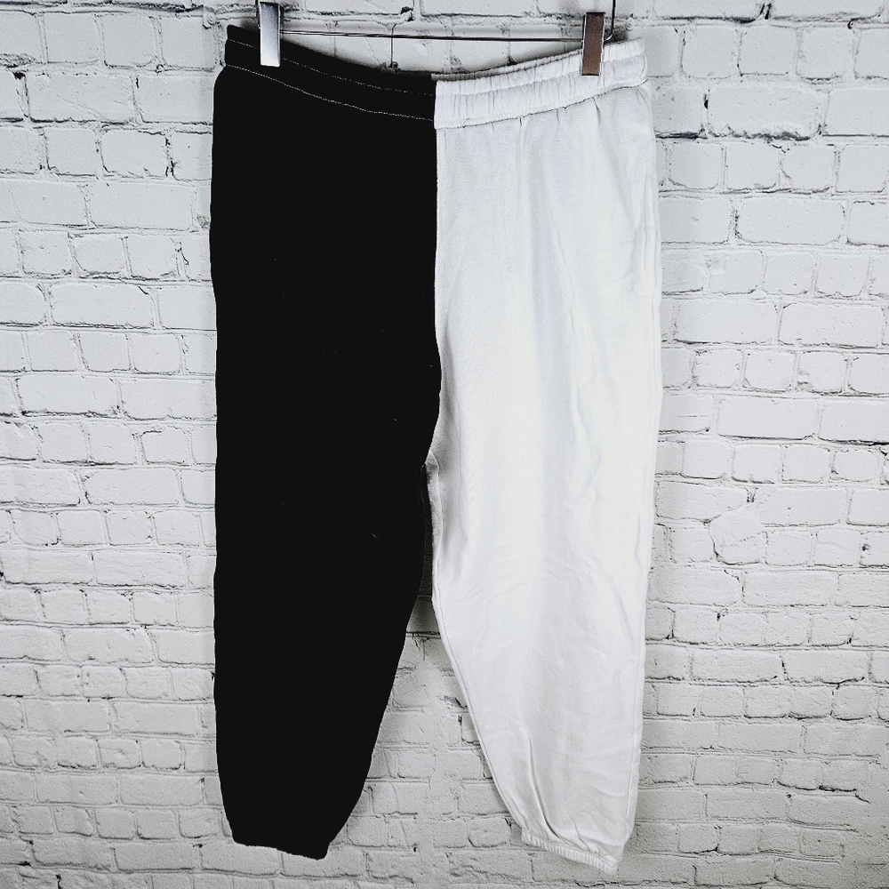 DESERT DREAMER | colour block two-tone drawstring waist jogger sweatpants